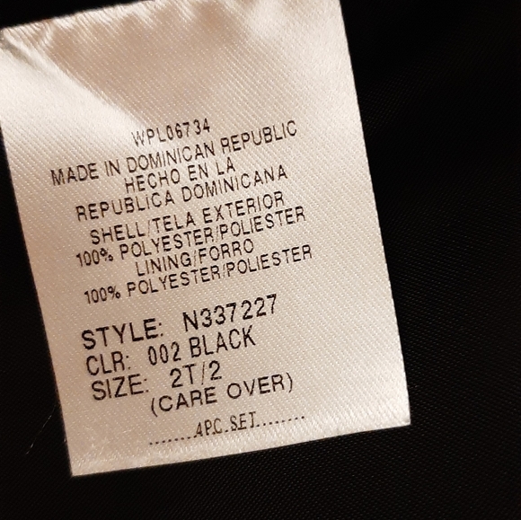 Boys Black Suit Jacket 2T - Picture 5 of 6